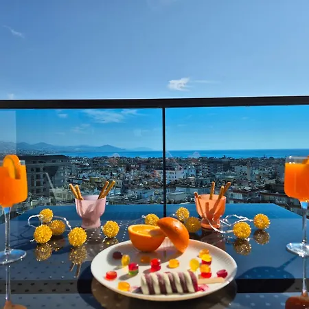 Luxury With Panoramic Sea View Ruby דירה אלאניה