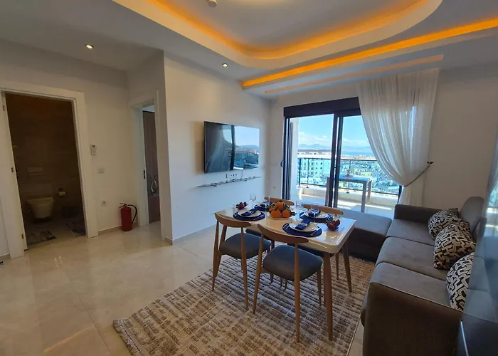 Luxury With Panoramic Sea View Ruby * 阿拉尼亚